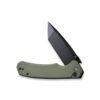 CIVIVI Button Lock Brazen C19059C-2, OD Green G10, Black 14C28N Tanto Blade