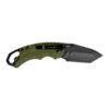 Kershaw Shuffle II 8750TOLBW Multi-Function Folding Knife 2.25" Blackwash Tanto Blade, Olive Green Glass-Filled Nylon Handles, Liner Lock