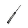 CIVIVI Button Lock Elementum II C18062PD-1, 2.96" Black Stonewashed Nitro-V Blade, Grey Textured Aluminium Handles
