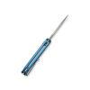 CIVIVI Button Lock Elementum II C18062PD-2, 2.96" Satin Nitro-V Blade, Blue Textured Aluminium Handles