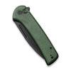 CIVIVI Conspirator C21006-2, Green Micarta, 3.48" Black Stonewash Nitro-V Blade
