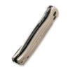 CIVIVI Incindie C23053-DS1,  3.48" Damascus Spear Point Blade, Ivory G10 Handles, Button Lock, Reversible Clip
