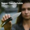 CIVIVI Mini Praxis C18026C-2, Black G10 Handle, 2.98" Satin D2 Blade