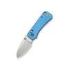 CIVIVI Baby Banter 2 C23074-1, 2.34" Satin Nitro-V Blade, Blue Machined Aluminium Handles, Crossbar Lock