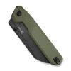 CIVIVI Hid C23008-2, 4.14" Black Stonewashed 14C28N Reverse Tanto Blade, OD Green G10 Handles, Nested Liner Lock
