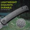 CIVIVI Caetus C21025C-DS1, Twill Carbon Fibre with Damascus Blade