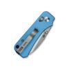 CIVIVI Baby Banter 2 C23074-1, 2.34" Satin Nitro-V Blade, Blue Machined Aluminium Handles, Crossbar Lock