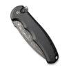CIVIVI Button Lock Praxis C18026E-DS1, Black Aluminium with Damascus Blade