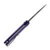 CIVIVI Cogent C20038D-2, Black Stonewashed 14C28N, Purple G10, Button Lock