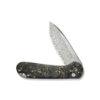 CIVIVI  Button Lock Elementum II C18062P-10, Gold Shred Carbon Fibre Handles, Shredded Carbon Fibre with Damascus Blade