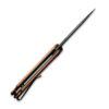 CIVIVI Elementum C907DS-2, Cuibourtia Wood Handle, 2.96" Damascus Blade