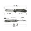 CIVIVI  Button Lock Elementum II C18062P-10, Gold Shred Carbon Fibre Handles, Shredded Carbon Fibre with Damascus Blade