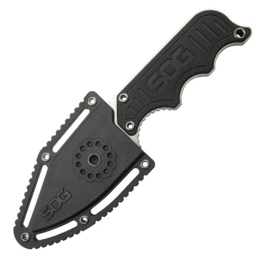 SOG Instinct Neck Knife, Black G10
