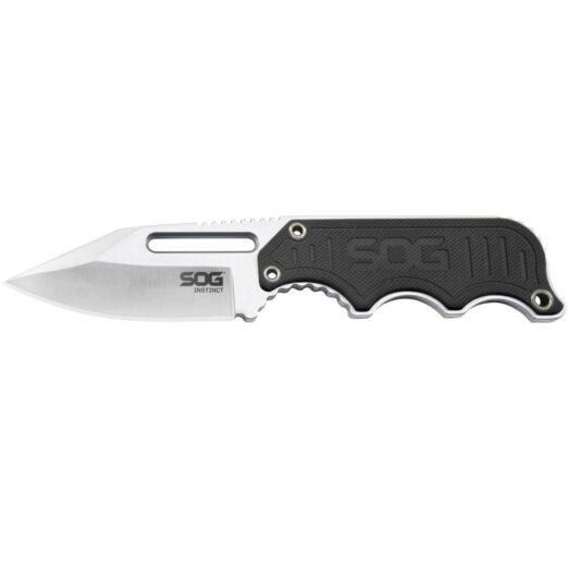 SOG Instinct Neck Knife, Black G10