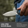 CIVIVI Mini Praxis Limited Edition C18026CB-1, 2.98" S35VN Blade, Arctic Storm FatCarbon Fibre Handle