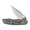 CIVIVI Anaaki C24039-2, 2.98" Nitro-V Blade, Grey Aluminium Handle, Button Lock