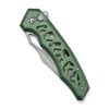 CIVIVI Anaaki C24039-3, 2.98" Nitro-V Blade, Green Aluminium Handle, Button Lock