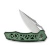 CIVIVI Anaaki C24039-3, 2.98" Nitro-V Blade, Green Aluminium Handle, Button Lock