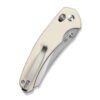 CIVIVI Sixgill C24050-2, 3.41" Nitro-V Blade, Ivory G10 Handle, Crossbar Lock