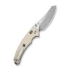 CIVIVI Sixgill C24050-2, 3.41" Nitro-V Blade, Ivory G10 Handle, Crossbar Lock