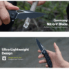CIVIVI Anaaki C24039-3, 2.98" Nitro-V Blade, Green Aluminium Handle, Button Lock