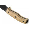 Ontario Knife Co. RAT 7 - 7.2" Powder Coated Carbon Steel Blade, Tan Micarta Handle, MOLLE Compatible Pouch - 8668