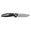 Vosteed Corsair - 3.25" Stonewash Nitro-V Blade, Black Micarta Handle, Crossbar Lock - CS29NWMK