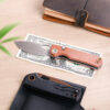 Porcupine 2.99" 14C28N Blade & Micarta Handle Top Liner Lock - A2604