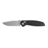 Vosteed Corsair - 3.25" Stonewash Nitro-V Blade, Black Micarta Handle, Crossbar Lock - CS29NWMK
