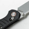 Vosteed Corsair - 3.25" Stonewash Nitro-V Blade, Black Micarta Handle, Crossbar Lock - CS29NWMK