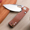 Porcupine 2.99" 14C28N Blade & Micarta Handle Top Liner Lock - A2604