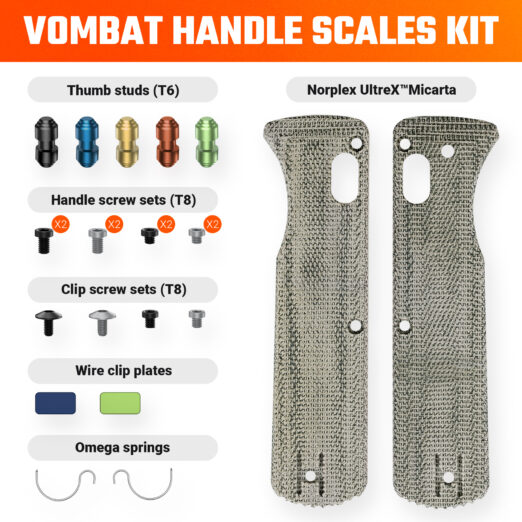 Vosteed Vombat W0103 Handle Scales Kits - Micarta