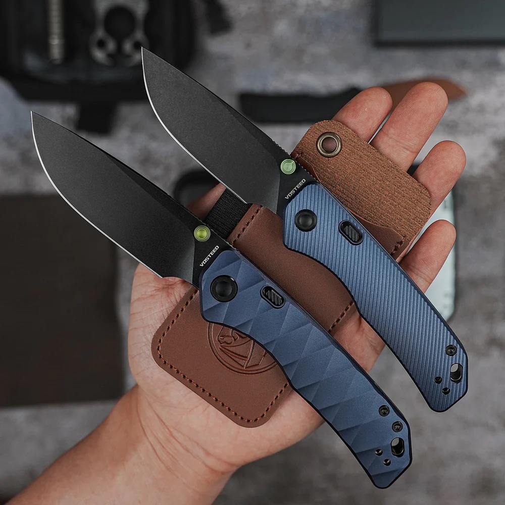 Vosteed Marten 330 - 3.30" 154CM Blade & Aluminium Handle, Top Liner Lock - A1615