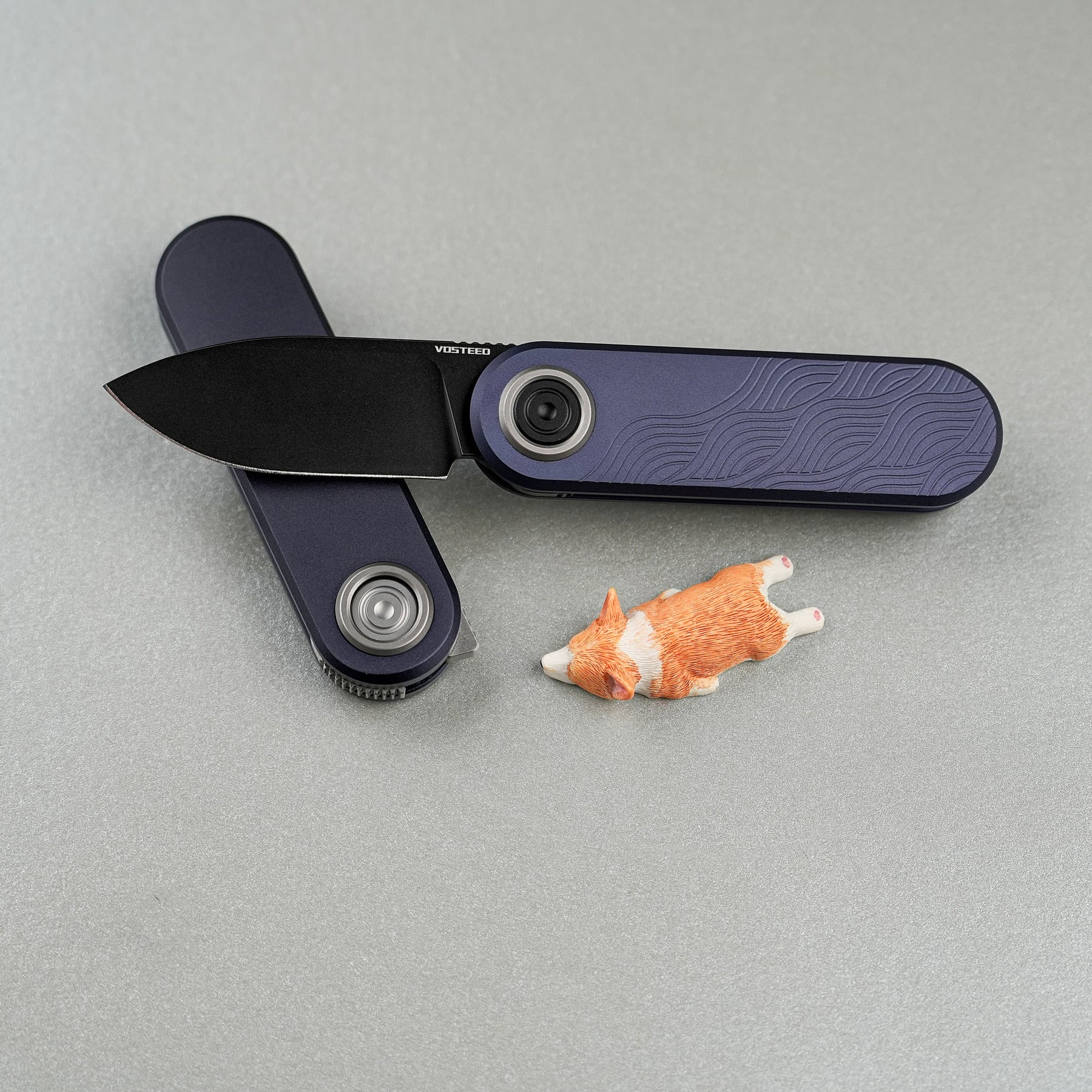 Vosteed Corgi® V Vanchor lock®, 2.36" 14C28N Blade & Aluminium Handle - A3723