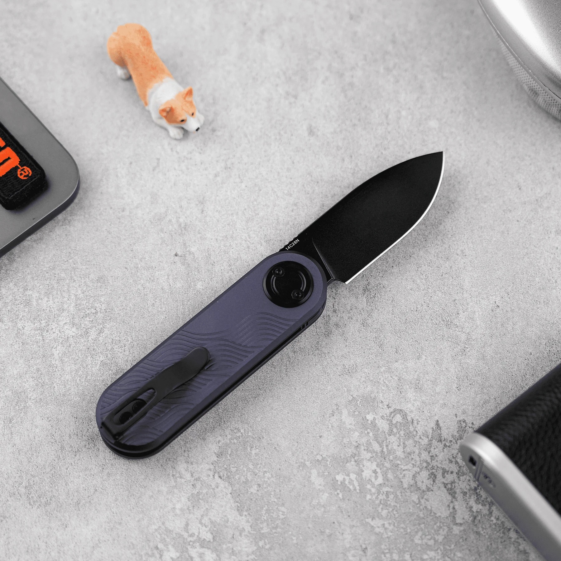 Vosteed Corgi® V Vanchor lock®, 2.36" 14C28N Blade & Aluminium Handle - A3723