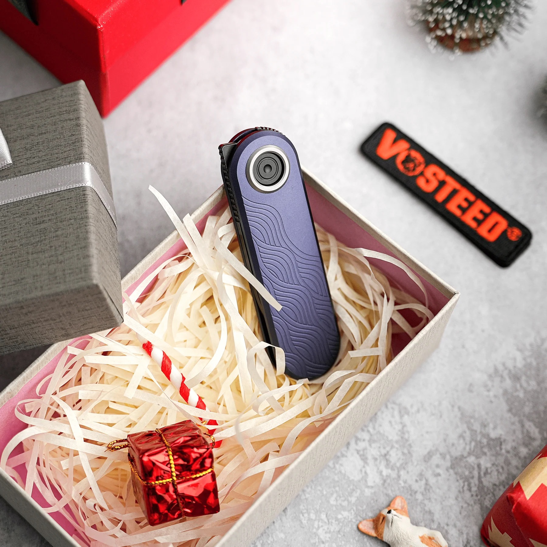 Vosteed Corgi® V Vanchor lock®, 2.36" 14C28N Blade & Aluminium Handle - A3723