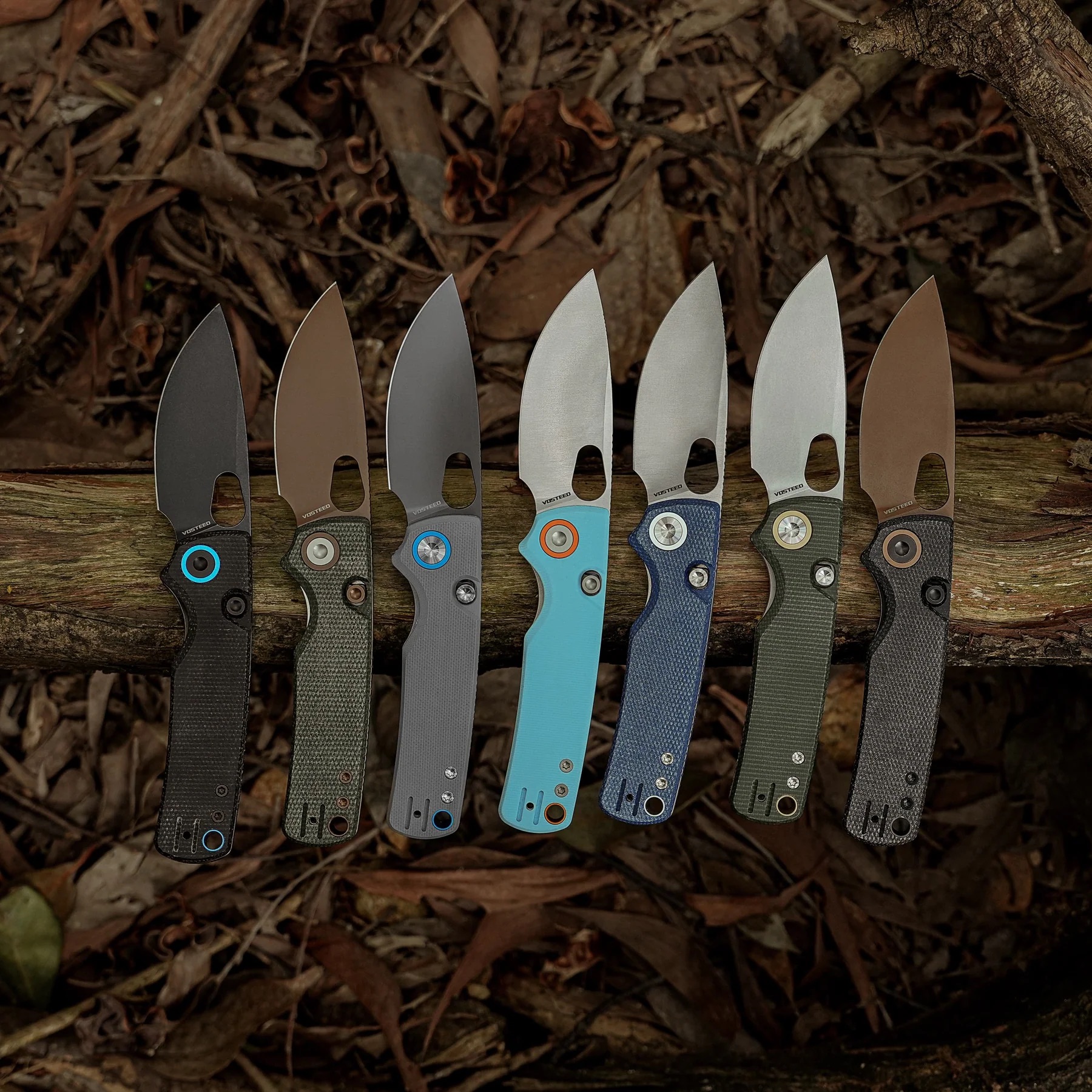 Vosteed Porcupine Top Liner Lock, 2.99" 14C28N Blade & G10 Handle - A2608