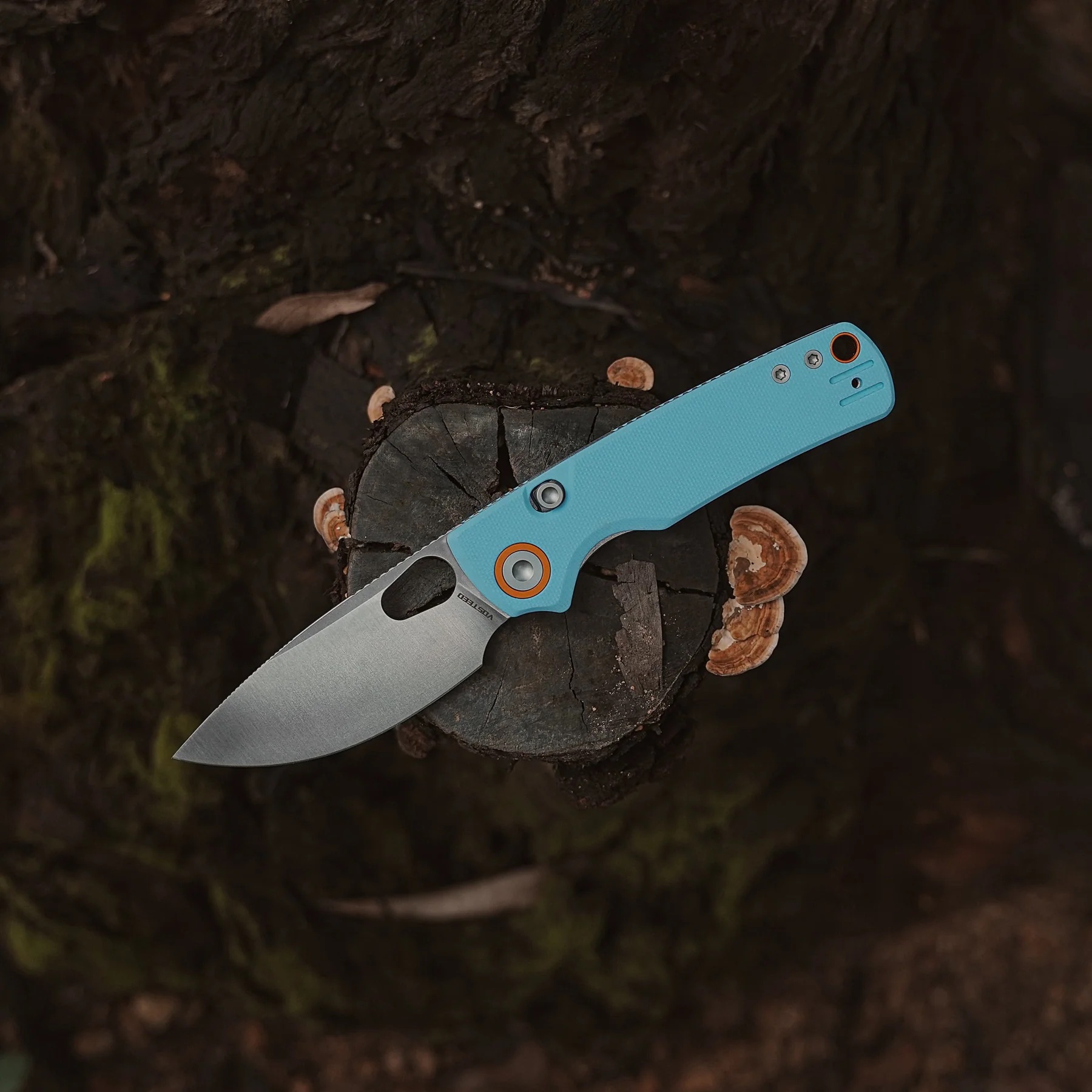 Vosteed Porcupine Top Liner Lock, 2.99" 14C28N Blade & G10 Handle - A2608