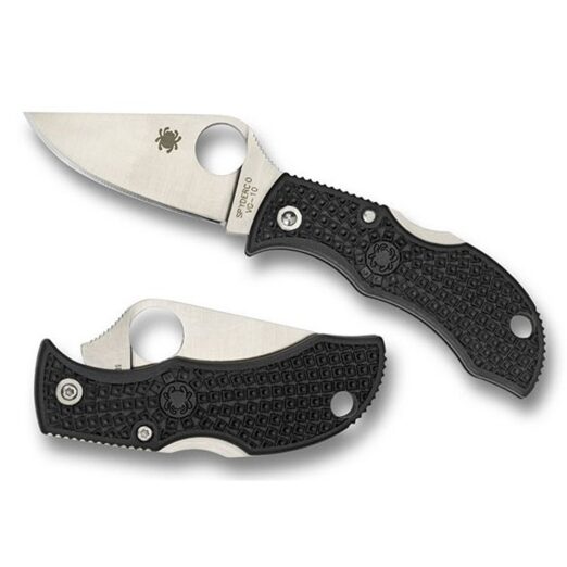 Spyderco Manbug Lockback Black FRN with Satin VG-10 Blade - SCMBKP