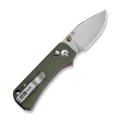 CIVIVI Baby Banter 2 - TG Thumb Stud & Crossbar Lock Knife G10 Handle (2.34