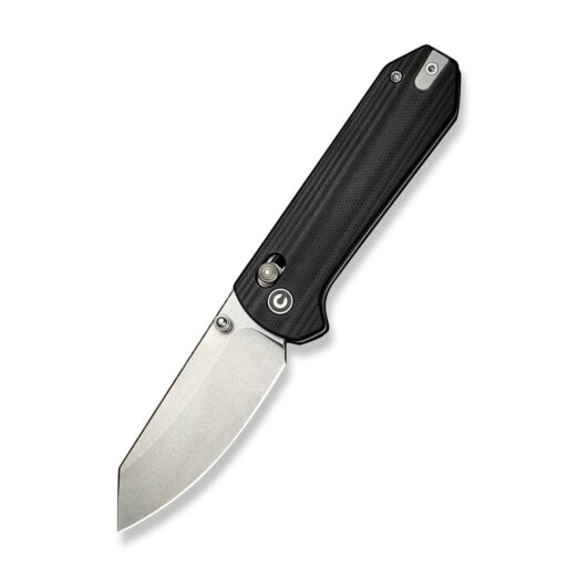 CIVIVI Yonder C23073-1, Stonewashed 14C28N Blade with Black G10 Handle