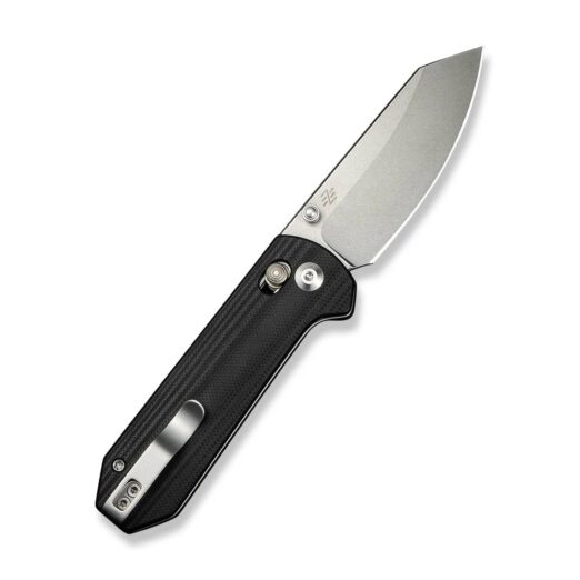 CIVIVI Yonder C23073-1, Stonewashed 14C28N Blade with Black G10 Handle