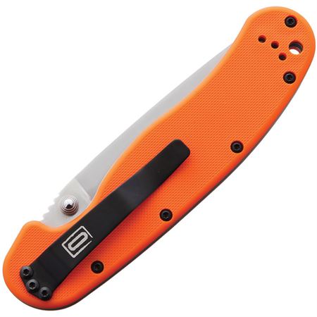 Ontario Knife Co. RAT 1 Linerlock D2 Folding Knife Orange Handle - ON8867OR