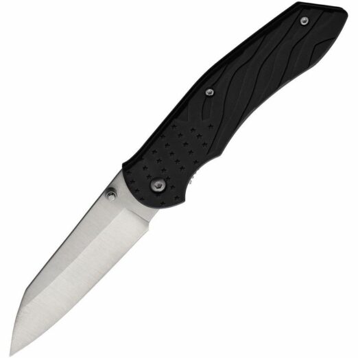 Falcon Linerlock Black Folding Knife - MI317