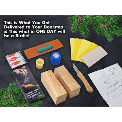 BeaverCraft Comfort Bird Carving Kit DIY01