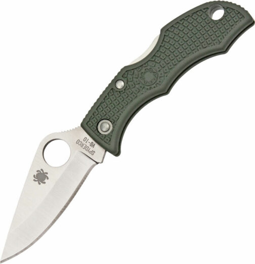 Spyderco Ladybug 3 Green Lockback - SCLFGP3