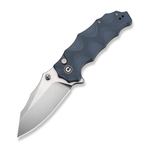 CIVIVI Natterjack Flipper & Thumb Stud & Button Lock C24028-2, G10 Handle with 3.19″ 14C28N Blade
