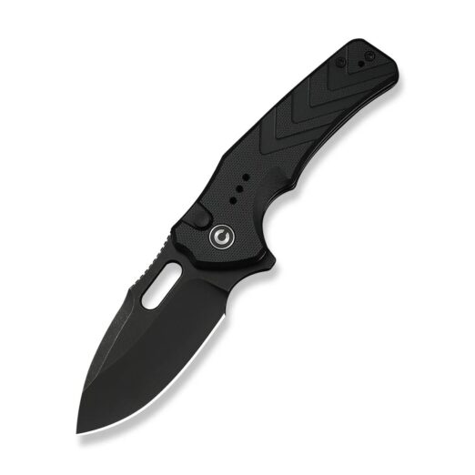 CIVIVI Vexron Flipper & Thumb Hole & Button Lock C24066-1, G10 Handle 2.98″ with 14C28N Blade