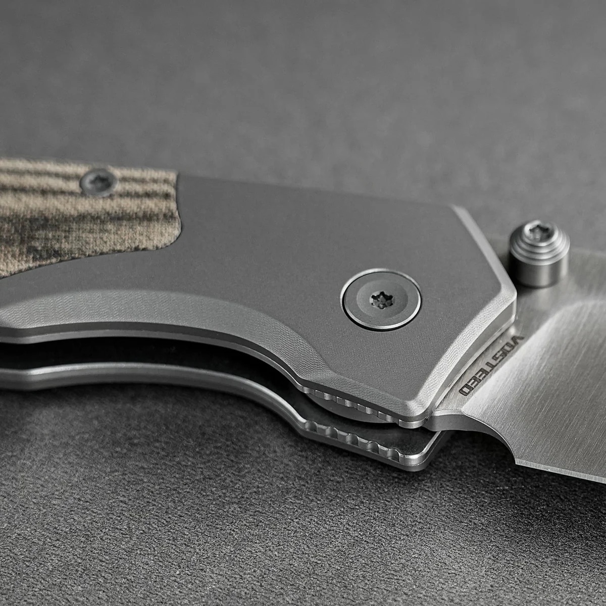 Vosteed Psyop - Top Liner Lock Knife (2.99" S35VN Blade & Norplex UltreX™ Micarta Handle) - A2218