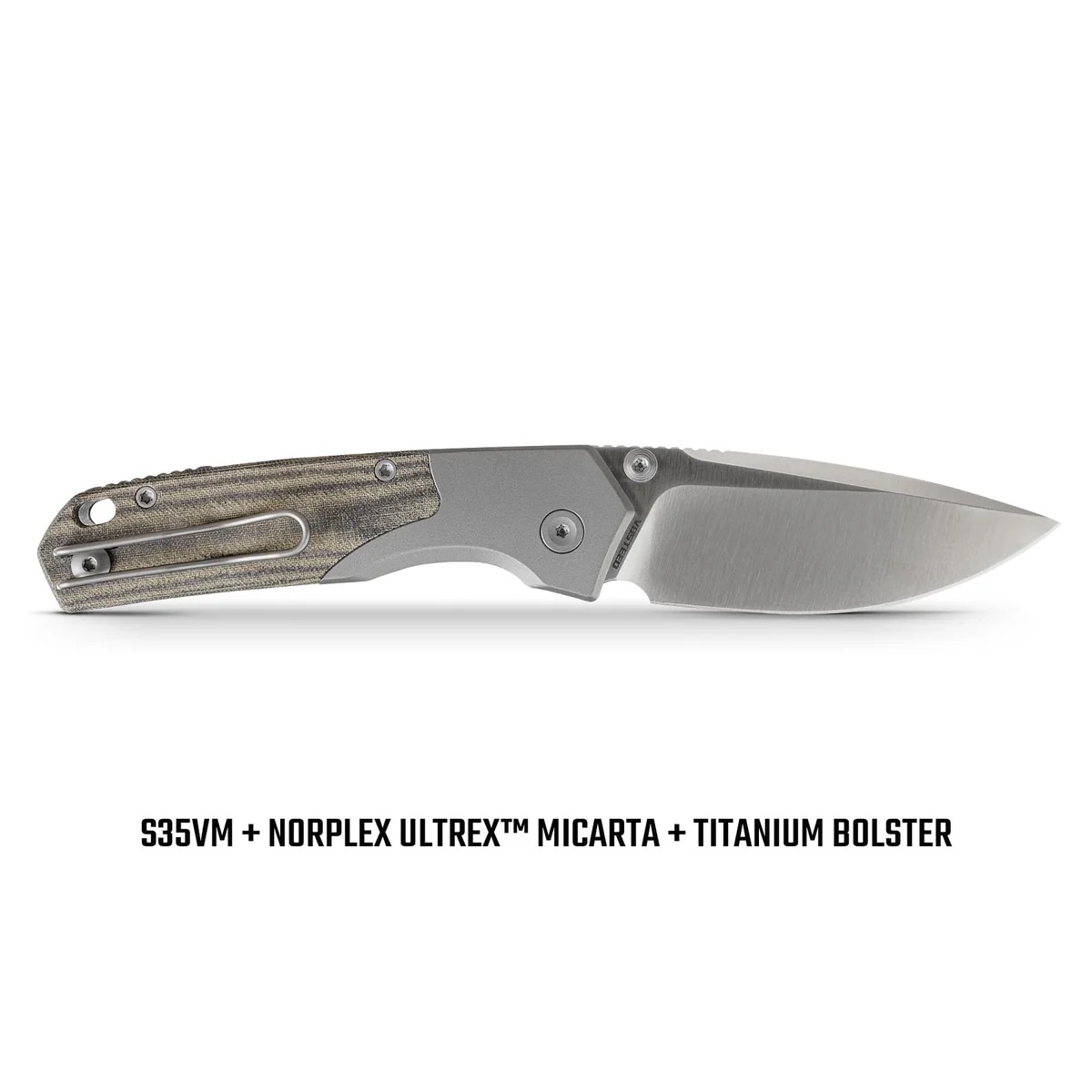 Vosteed Psyop - Top Liner Lock Knife (2.99" S35VN Blade & Norplex UltreX™ Micarta Handle) - A2218